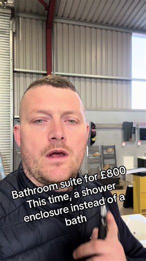 £800 bathroom suite with 900x900 shower enclosure