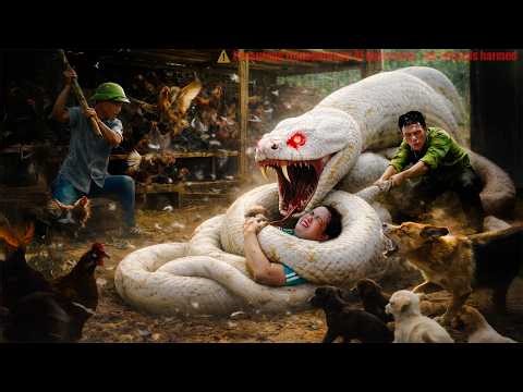 72 Hours Survival 😱 Giant Python Attacks Girl in Chicken Coop – Brutal Fight for Her Life!