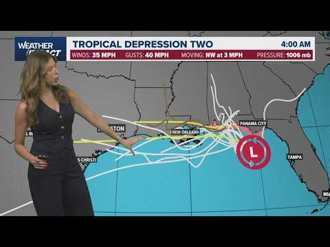 Tropical Depression Two expected to become Tropical Storm later today