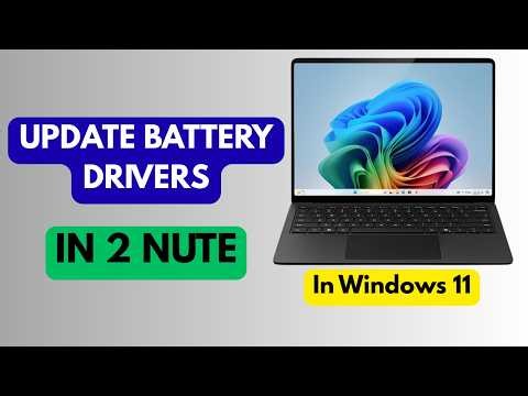 How To Update Battery Drivers In Windows 11