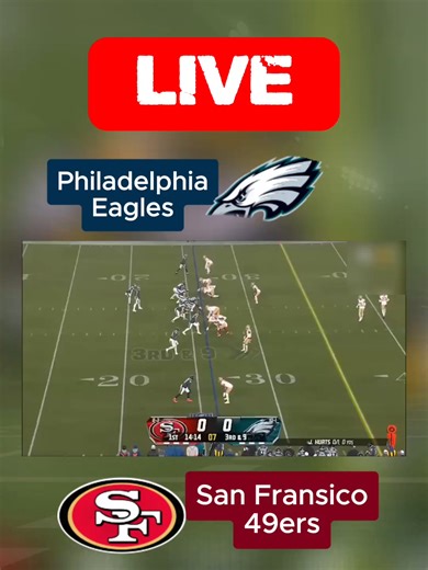 Eagles vs 49ers Live match Today 2025(08-00) GOAL...GOAL...GOAL...GOAL...GOAL...GOAL...GOAL ⏰⏰::: (Q1) 12:14” Live Now Eagles vs 49ers Live Updates, watch Live, score, analysis How to watch Eagles vs 49ers Live, stream link and start time Kick off time: 02:00 AM Eastern Time Monday, Jan 12 Venue: Soldier Field, Chicago, USA Eagles vs 49ers score: Kick off, 02:00 AM Eastern Time Eagles vs 49ers Live updates! — By NFL Team news is intriguing! Words related to this video: Eagles vs 49ers Live, Eagl