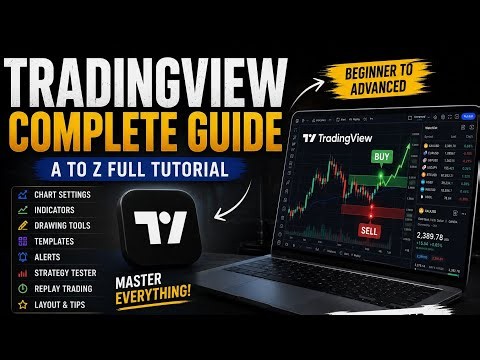 TradingView Complete Guide 2026 🔥 | A to Z Tutorial for Beginners | Time Shift Trader