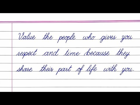 Best English Cursive Handwriting | Handwriting Practice for Beginners | Improve English Handwriting