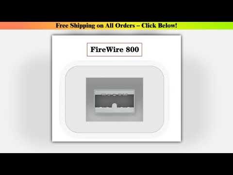 Thunderbolt 2 To FireWire 800 9pin Adapter Thunderbolt To Fire 1394B Suitable for Mac Computers
