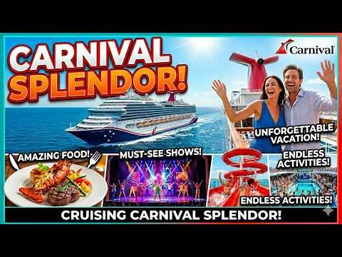 Cruising Carnival Splendor: The ULTIMATE Full Review & Tour