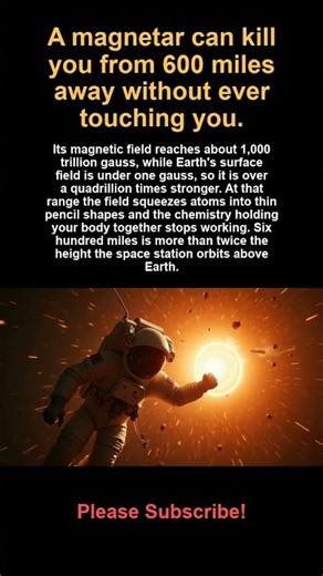 A Magnetar Can Kill You From 600 Miles Away Without Touching You