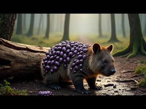 Wombat Rescue: Removing Alien Parasites in a Misty Forest Emotional Wildlife Recovery#wildliferescue