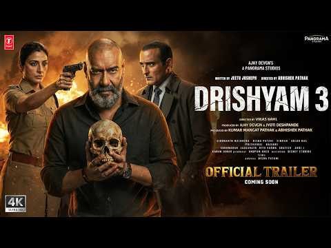 DRISHYAM 3 - Hindi Trailer | Ajay Devgn | Tabu | Akshaye Khanna | New Movies Trailers 2025