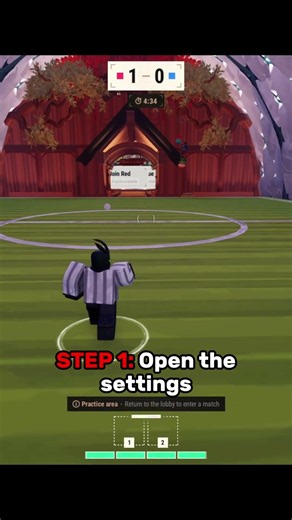 How to take curved shots in Illegal Soccer! ⚽ #roblox