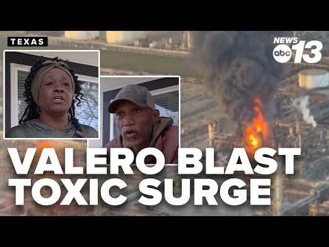 Valero explosion in Texas causing toxic surge with over the limit of carbon monoxide