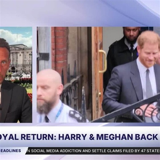 Prince Harry and Meghan arrive in the UK as they make a fresh start in Britain