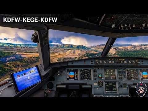 Fenix A319 | Real World American Airlines OPS | Dallas - Eagle County (Round-trip) | VATSIM