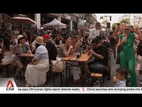 Residents fill the streets of Joo Chiat for performances, activities in district's car-free day