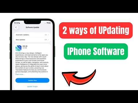 2 Ways Of Updating iPhone Software