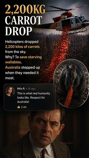 2,200KG Carrot Drop From Sky 😱 Saving Starving Animals!