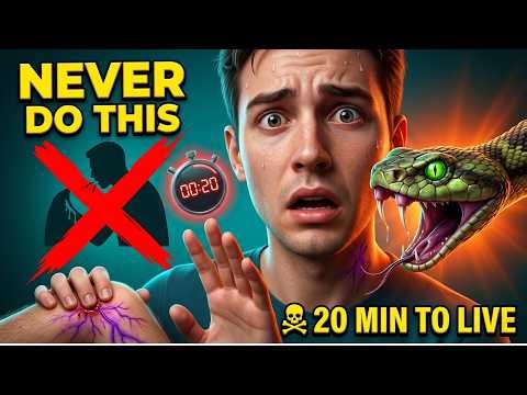 Snake Bite? Never Do This (It Kills Faster Than Venom) | ⚠️ 1 Bite. 20 Minutes. 1 Mistake = Death