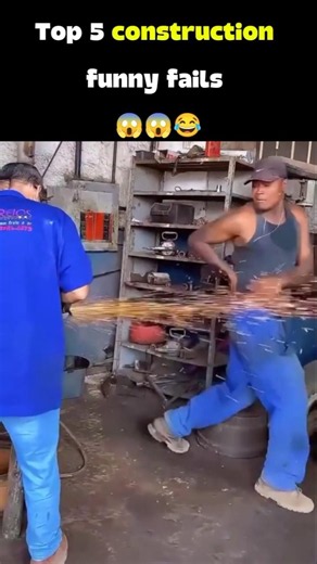 Top 5 construction funny fails 😱😂 #comedyshorts #funnyvideos #construction #funnyfails