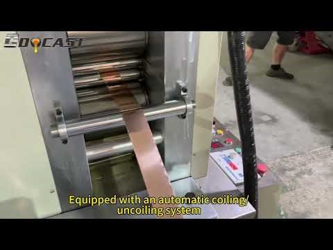 15P CNC 4-Roller Precious Rolling Mill with Coiling/Uncoiling System for Gold, Silver & Copper