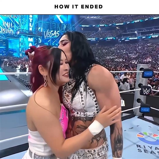 Rhea and Iyo: The Full Story ❤️#wwe #shorts #rhearipley #iyosky