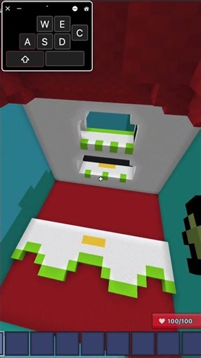 First Rocket Obby Run with Keystroke Overlay! #bloxdio #minecraft #gaming #parkour