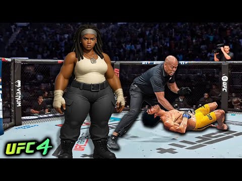 Bruce Lee vs. African Biceps Girl (EA sports UFC 4)