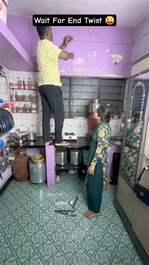 Crazy Husband and Wife 🤣 #comedy #funny #couple #trending #shorts