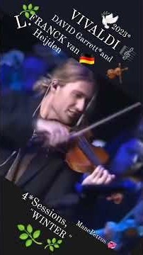 VIVALDI 📀 WINTER* 🇩🇪 DAVID GARRETT🎻🇩🇪, FRANCK Van der HEIJDEN, with 💞 Royall PHILHARMONQ ORCHESTRA