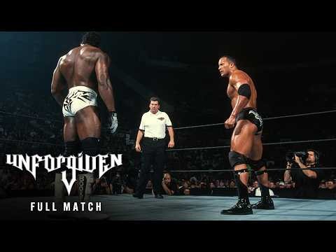 FULL MATCH: The Rock vs. Booker T & Shane McMahon | WCW Title Handicap Match: Unforgiven 2001