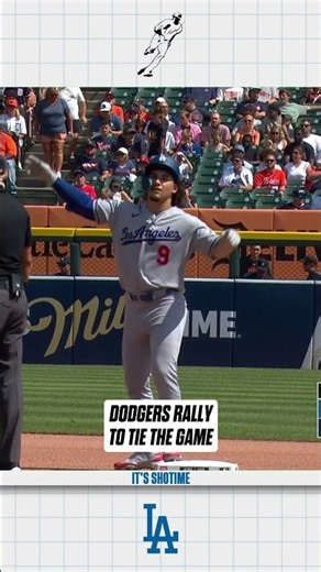 Dodgers Rally To Tie It But Leave Them Loaded #dodgers #MLB #baseball #sports
