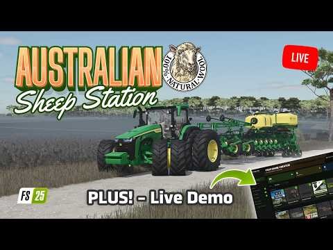 🔴 LIVE - Planting on Nulla Creek + LIVE DEMO of My NEW Mod Software 🚜🌽