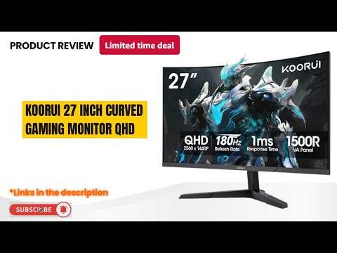 KOORUI 27” QHD 180Hz Curved Gaming Monitor Review | Best Budget 1440p Gaming Monitor 2026?