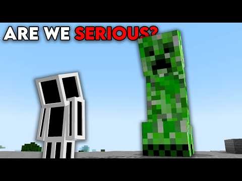 Minecraft With Insanely Huge Mobs