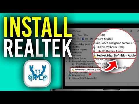 Realtek High Definition Audio Driver For Windows 10! | Complete Installation (2026)