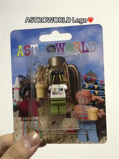ASTROWORLD Minifigure🔥#travisscott #laflame #astroworld #lego #minifigure