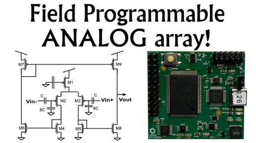 Floating-Gate FPAA Now Commercially Available! (Field Programmable Analog Array from Okika Devices) | Chris Wilson
