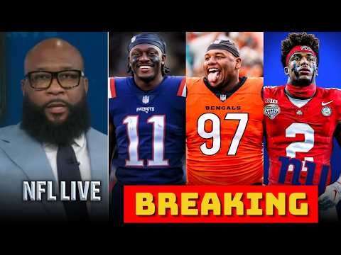 FULL NFL LIVE | Adam Schefter: Eagles trade AJ Brown to Pats, Dexter Lawrence to Bengals & NFL Draft