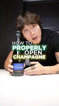 How To Properly Open A Bottle Of Champagne #champagne #newyears #celebration