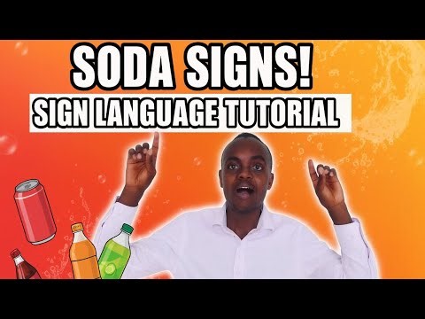 TYPES OF SODA IN SIGN LANGUAGE | EASY & CLEAR TUTORIAL