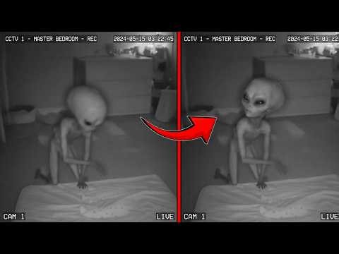CCTV Camera Captured Alien Inside House- What It Did Next Shocked Everyone!