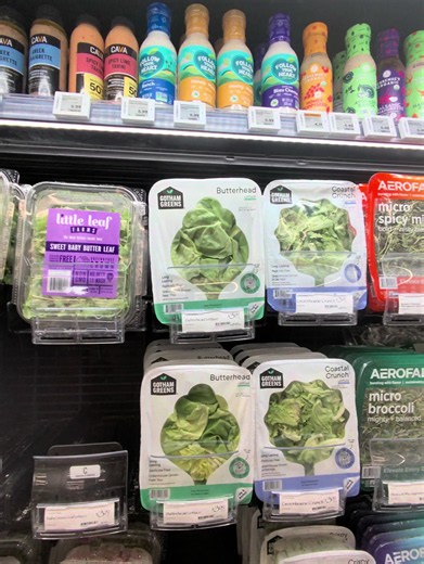 @Whole Foods Market @Gotham Greens #littleleaffarms Gotham Greens and Little Leaf Farms lettuces are safe to eat because they are greenhouse grown, safe from cyclosporine parasites!