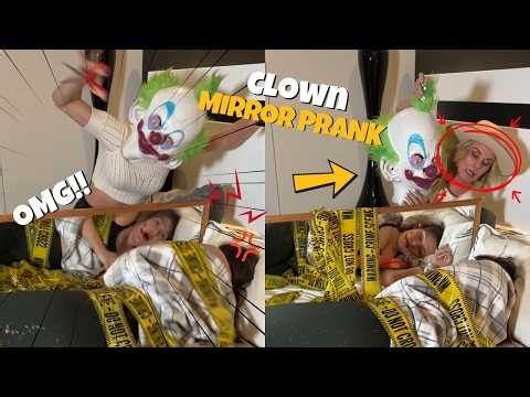 Clown Mask Prank on Sleeping friend | HARMLESS PRANK!