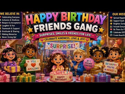 Happy Birthday Friends Gang! The Ultimate Surprise Party Adventure
