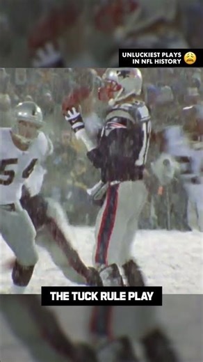 UNLUCKIEST PLAYS In NFL History: The Tuck Rule Play