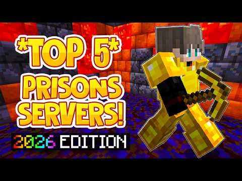 TOP 5 PRISON SERVERS *2026* | Best Minecraft OP Prison | 1.8/1.19/1.20+ JAVA & BEDROCK SERVER
