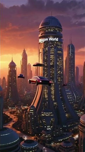 Alien City Tiger Sketch | Sci-Fi Art on Futuristic Planet