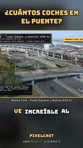 NYC Bridge View Live · Live cam in Nueva York #Shorts