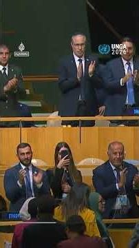 Delegates walk out of Netanyahu’s UN speech | AJ #shorts