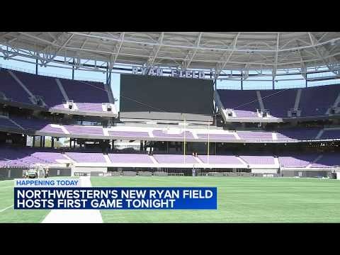 Northwestern's new Ryan Field set to debut Friday night