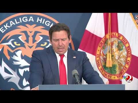 LIVE: Gov. DeSantis holds news conference in Kissimmee