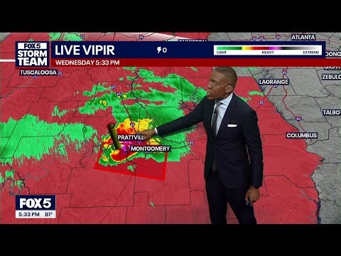 Storm threat approaching North Georgia on Wednesday